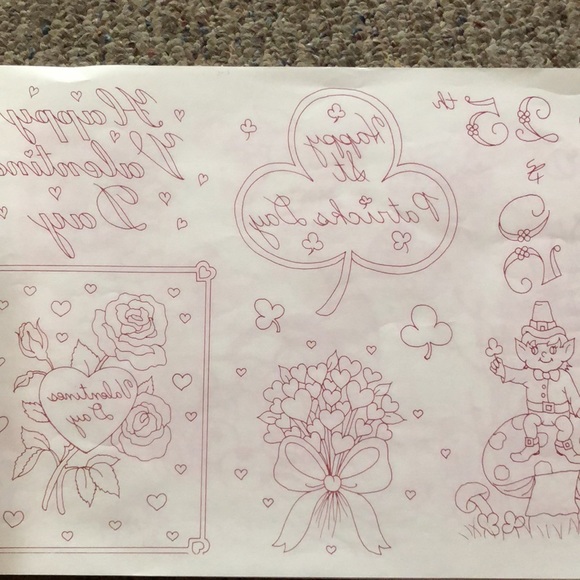 Tri-chem Liquid Embroidery Transfer Book All Occasion.  All holidays - Picture 3 of 10